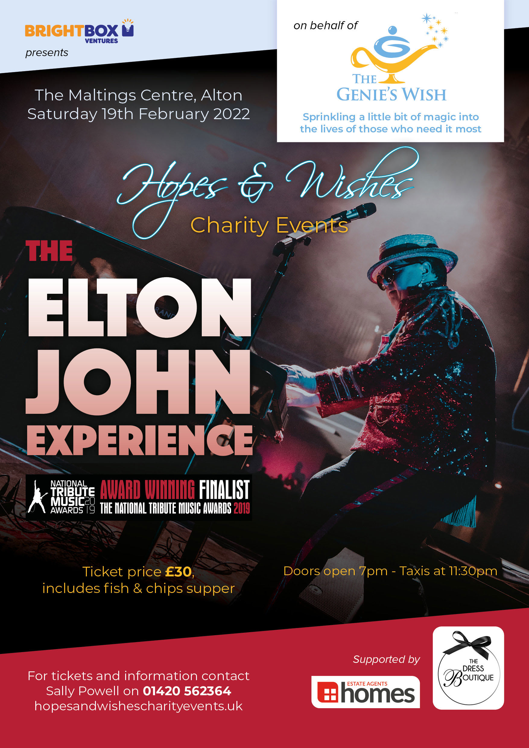Hopes & Wishes Tribute Night 2022 - The Elton John Experience
